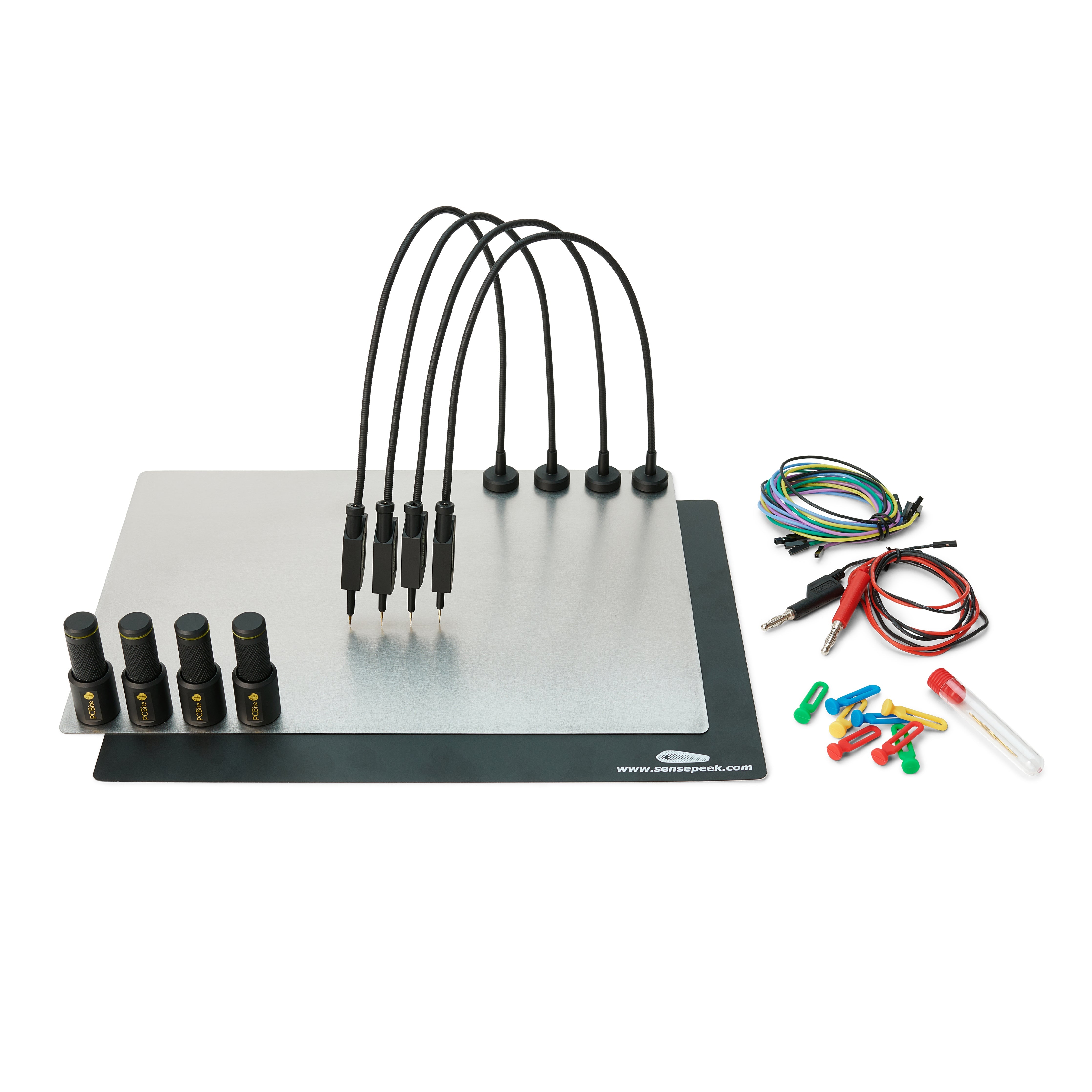 PCBite Kit with 4x SQ10 probes and test wires