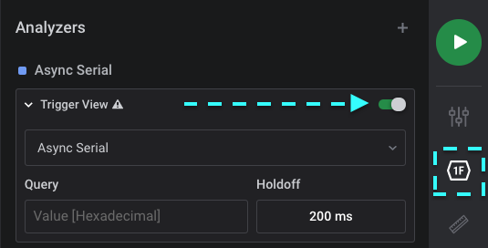 Triggering on a protocol frame