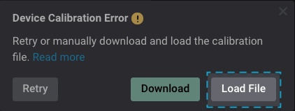 Load Calibration File